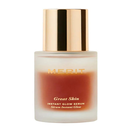 Merité Great Skin Instant Glow Serum, Bi-Phase Lightweight Formula, Hydrating and Plumping with Hyaluronic Acid and Niacinamide