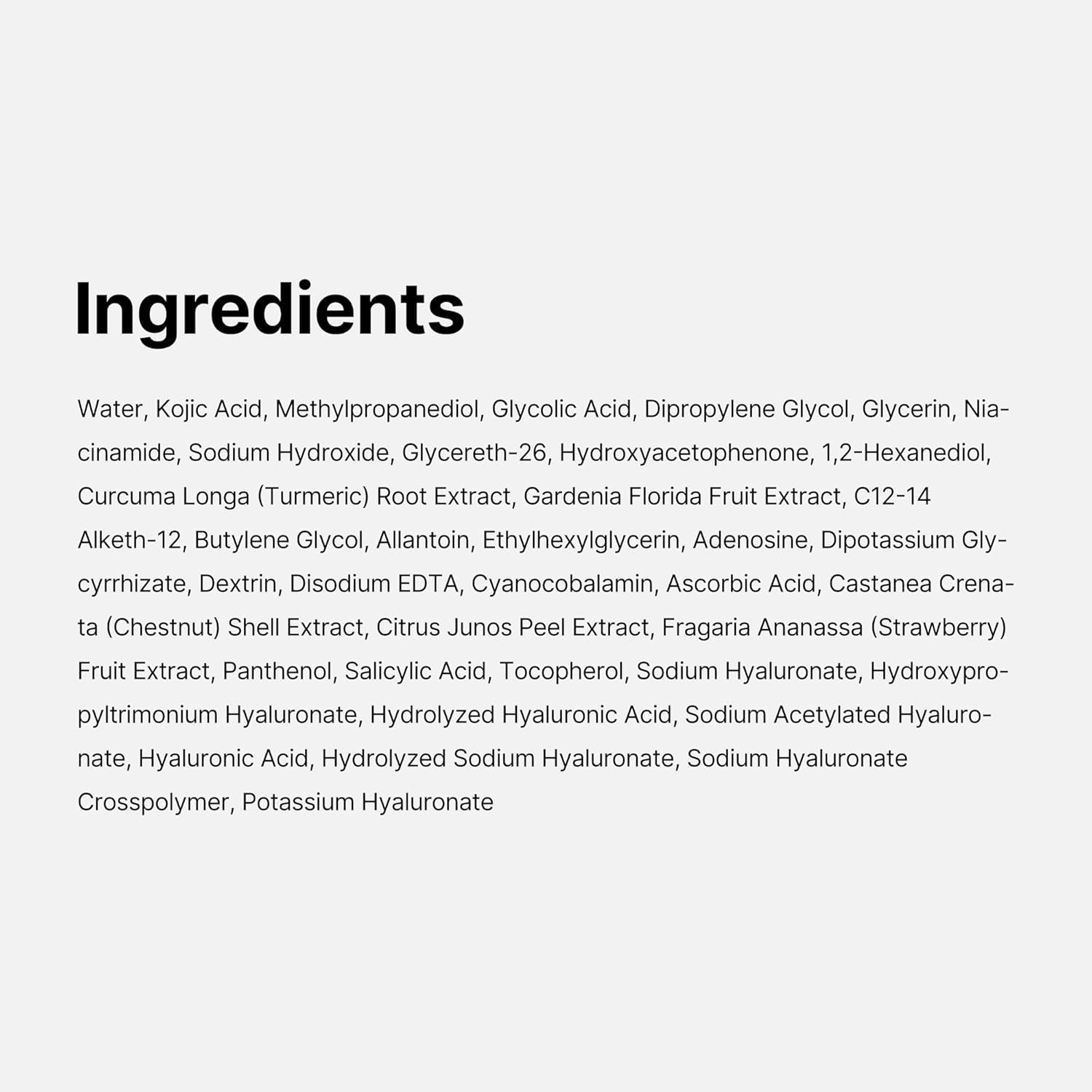 Kojic Turmeric Brightening Toner Pads